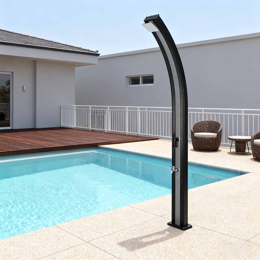 Doccia solare per piscina esterna piegata in alluminio LY30L01